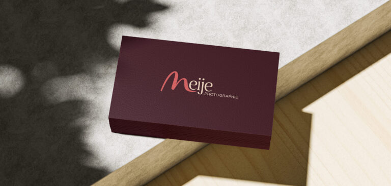Meije Photographie, identité visuelle créée à Bordeaux par Neity Studio