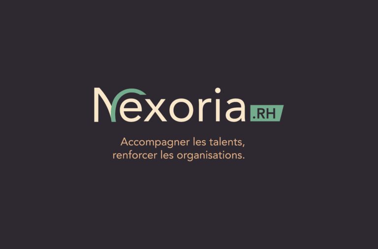 Nexoria, cabinet RH, identité visuelle créée à Bordeaux par Neity Studio