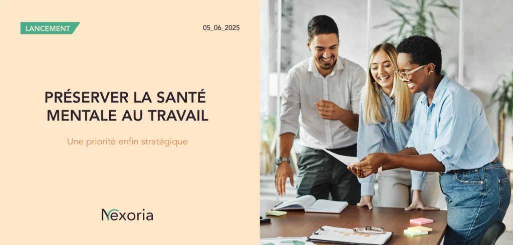 Support de communication Nexoria Rh sur la santé mentale au travail