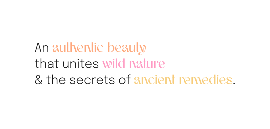 Identité visuelle Péninsule inspirée de la nature sauvage et des remèdes ancestraux