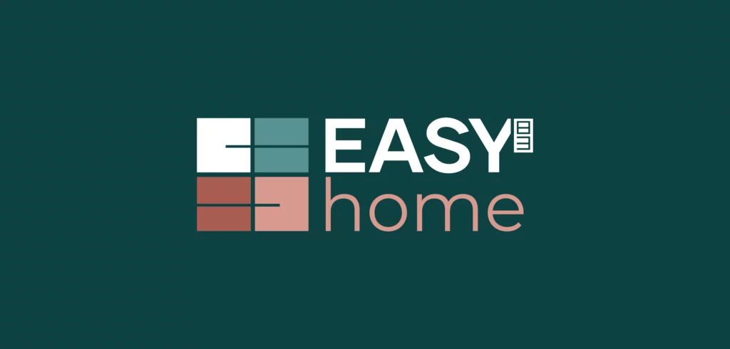 Logo Easy Home pour une entreprise de construction et de rénovation