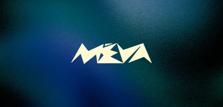 Logo identité visuelle marque de bijoux méva
